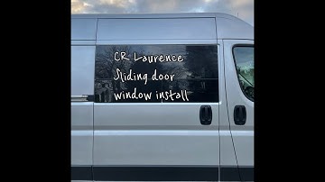 CR Laurence sliding door window install