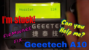 Where is the setting in Marlin firmware for the dial?  Geeetech A10 fix?