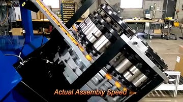 FLEXIBLE PACKAGING SPOUT AND CAP ASSEMBLY MACHINE