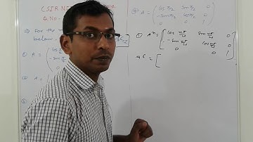 CSIR NET JUNE-2014 Q.NO-32 SET-C , MATHS ANSWER KEY , LINEAR ALGEBRA (MATRIX) - HINDI & ENGLISH