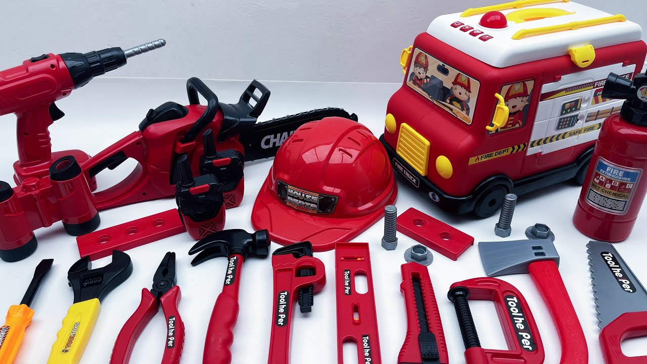 17 min to open the box, satisfied with the electric screwdriver, screw assembly toolbox | Toy Review