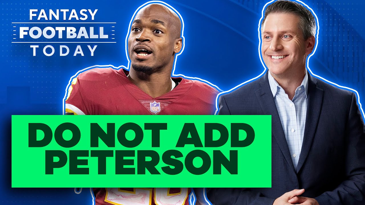 Adrian Peterson Fantasy Value: A good waiver add for maybe a ...