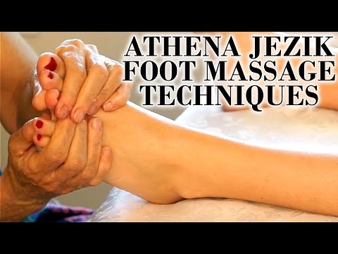 Athena Jezik Foot Massage Relaxation Techniques - Full Body Series 7 Of 7 HD 60P ASMR