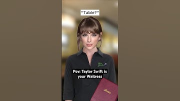 If Taylor Swift was your Waitress #taylorswift #1989taylorsversion #swifties