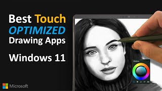 Best TOUCH OPTIMIZED Drawing Apps for Windows 11 (like Procreate) Easy Chapters for FAST comparison screenshot 2