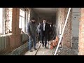 Денис Семенов проверил ход ремонта учреждений образования