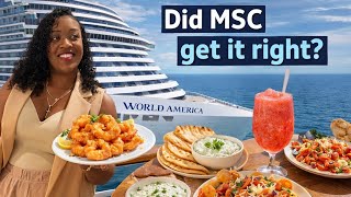 Paxos &amp; Eataly on MSC World America | Honest Food Review