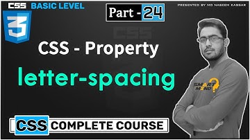 Letter spacing in css for beginners in hindi by smart mind - #24