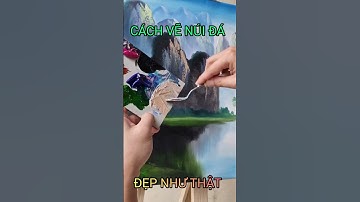 Làm thế nào để vẽ núi đẹp? #shorts