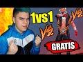 SI ME GANAS EN 1VS1 TE DOY LA MEJOR SKIN DE FREE FIRE (TIGRE) | TheHectorino