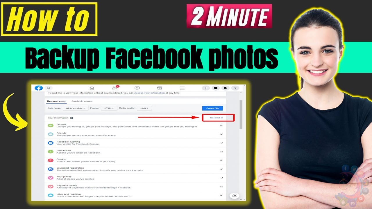 How To Back Up Facebook 2022