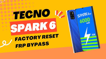 Tecno Spark 6 Factory Reset  FRP bypass one click with unlock tool