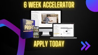 The New 6-Week Live Program: The 360 Profit Accelerator LIVE Starting April 1st, 2024