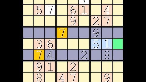 How to Solve Washington Times Sudoku Difficult  7 October, 2024