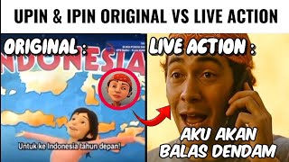 Abang Saleh Akan Balas Dendam ☠️... (Upin & Ipin Original Vs Live Action)...