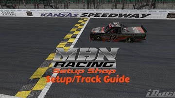 iRacing Setup NASCAR Maconi Trucks Class C Fixed Kansas Track Guide 2024