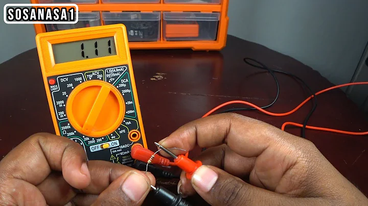 How to test a resistance with Digital Multimeter very easy