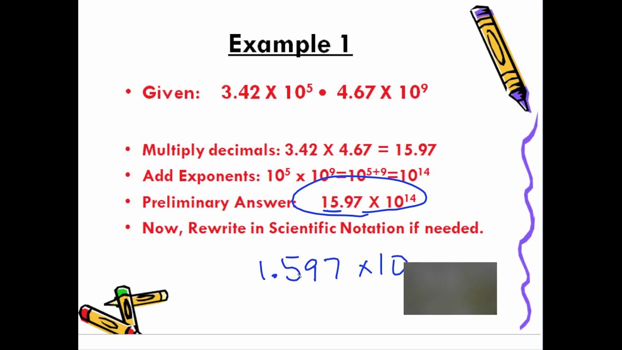 8.02.02 Multiply and Divide in Scientific Notation - YouTube