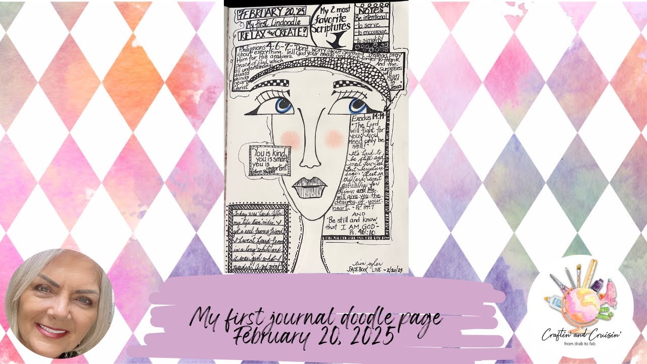 My first lindoodle in my journal Part 1