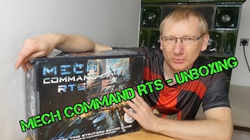 Mech Command RTS unboxing #MechCommandRTS