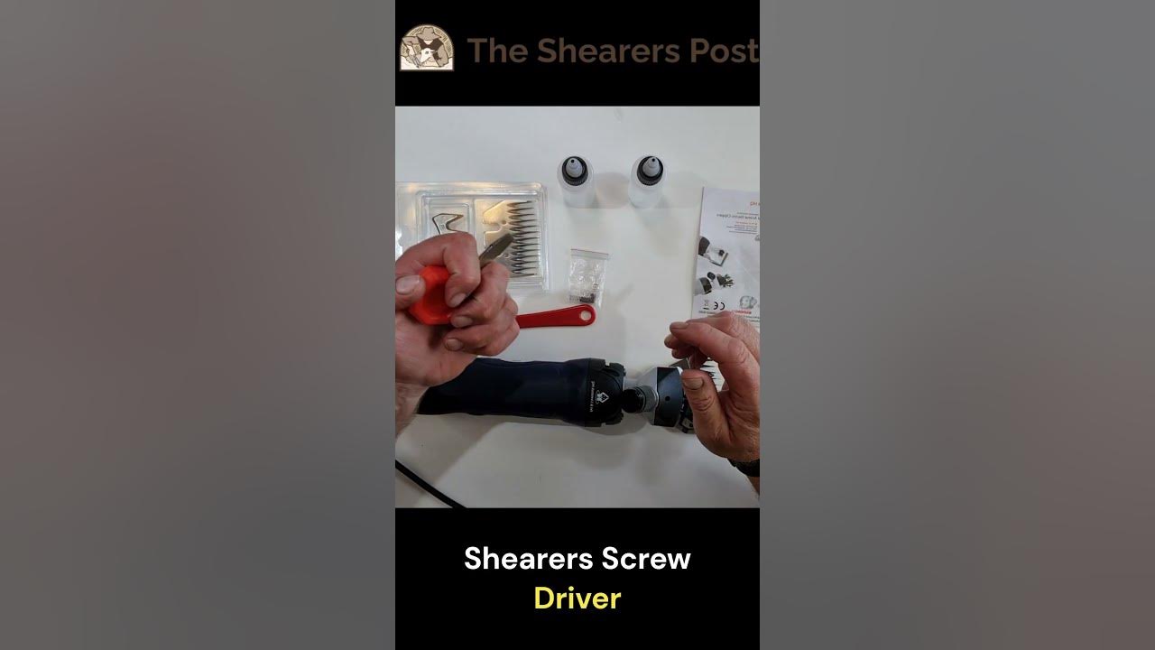 Electric Shearing Sheep Clipper Review Demo of the Sheep Shears Pro 500  Watt 6 Speed Handpiece 