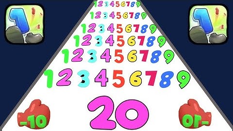 Number Run 3D - Runner Game Walkthrough Android , iOS Mobile Game 2022 Gameplay