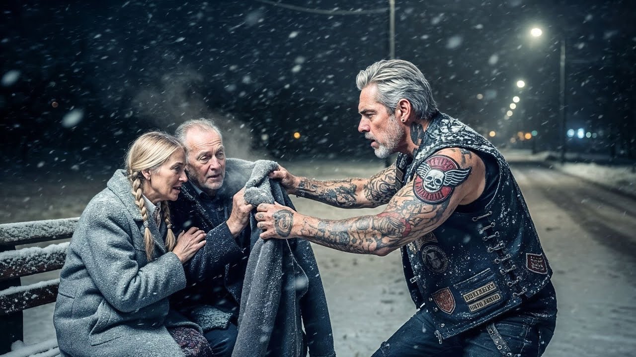 On Christmas Eve, Hells Angel Found an Elderly Couple Alone—What He Does Next Will Shock You!