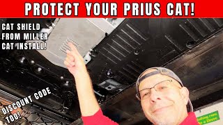 New Prius Cat Shield Install!  Protect your cat!