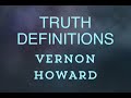 TRUTH DEFINITIONS by Vernon Howard
