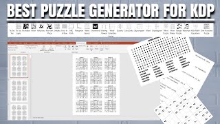 Best Puzzle Generator for KDP - Sudoku, Word Search, Cryptograms, Kids Math Equations screenshot 5