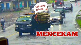 kernet panik❗️pick up gagal nanjak langsung mundur