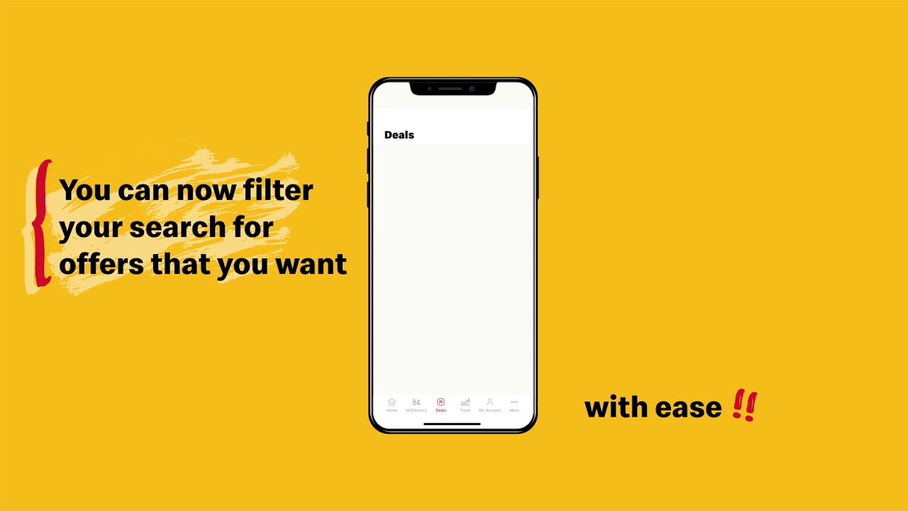 "Selecting your offers on McDonald's App is now easier than ever"
