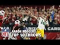 Top 10 Aaron Rodgers Playoff Throws | NFL Highlights