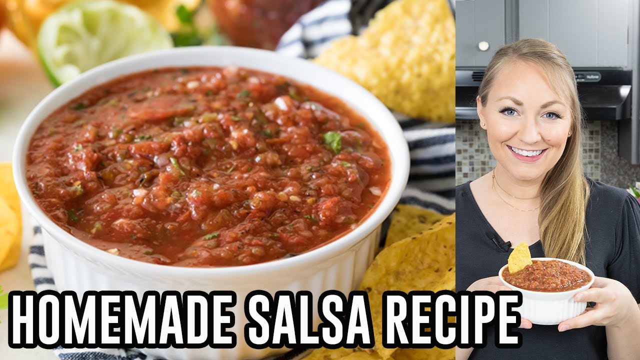 Homemade Salsa Recipe Sugar Spun Run