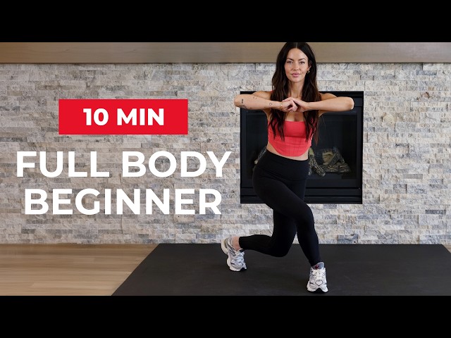 10 Min Full Body BEGINNER WORKOUT At Home No Equipment YouTube