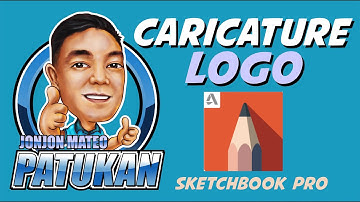 AUTODESK SKETCHBOOK PRO Timelapse  | CARICATURE LOGO DESIGN  | CORELDRAW Timelapse VEXEL ART