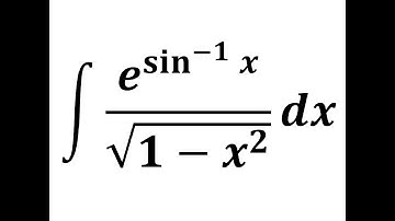 Integral of e^(sin^-1 x)/sqrt(1-x^2)