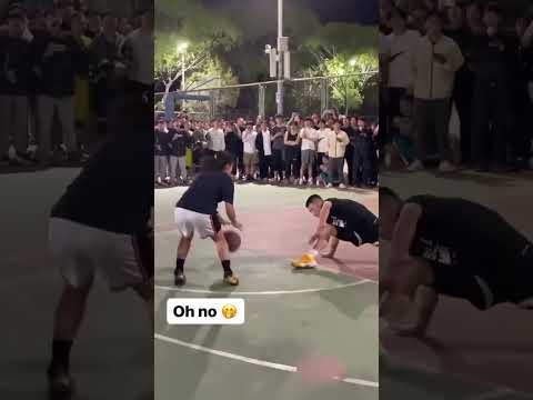Got him playing twister (via @cnhoopers) #shorts