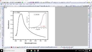 How to properly calculate optical band gap energy from absorption data using Tauc plot method
