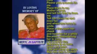 Beryl Jn Baptiste memorial