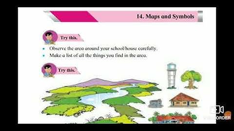👆Std - 4th Sub - Evs1 Lesson no 14. Maps and Symbols ( Part 1)