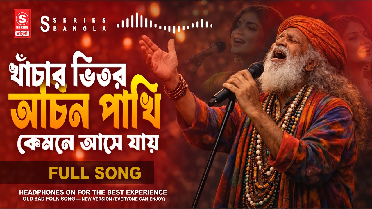 খাঁচার ভিতর অচিন পাখি (New Version) | Bangla Folk Song | Old Is Gold | TikTok Viral