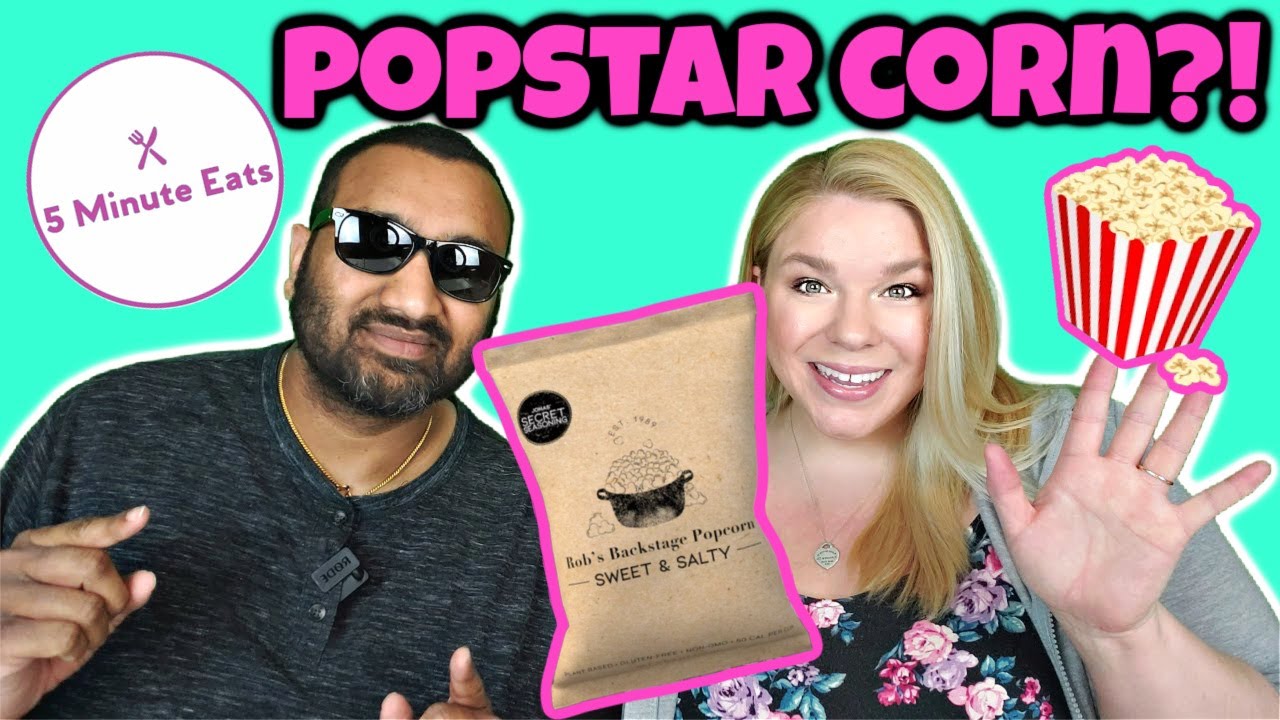 Rob's Backstage Popcorn Secret Recipe Sweet And Salty Review - YouTube