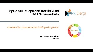 Introduction to automated testing with pytest