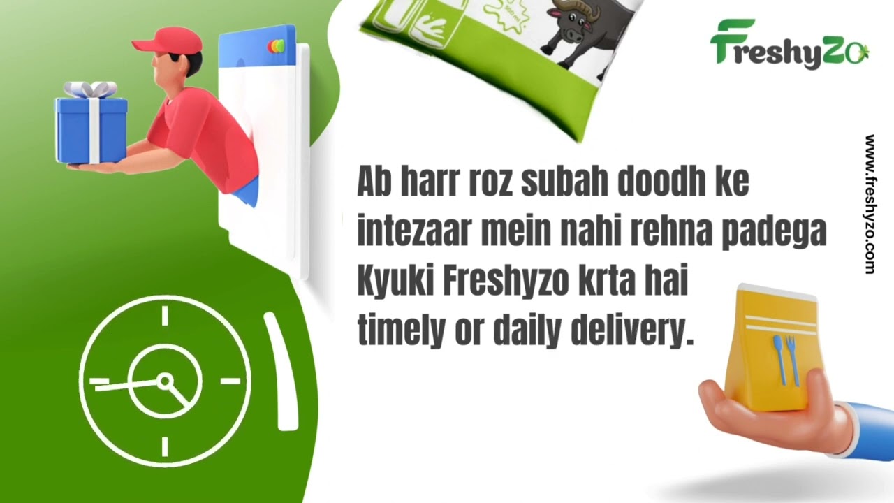 Best milk delivery App- Freshyzo 