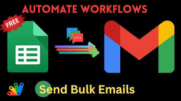 Automate Sending Emails from Google Sheet  #mailmerge #appsscript