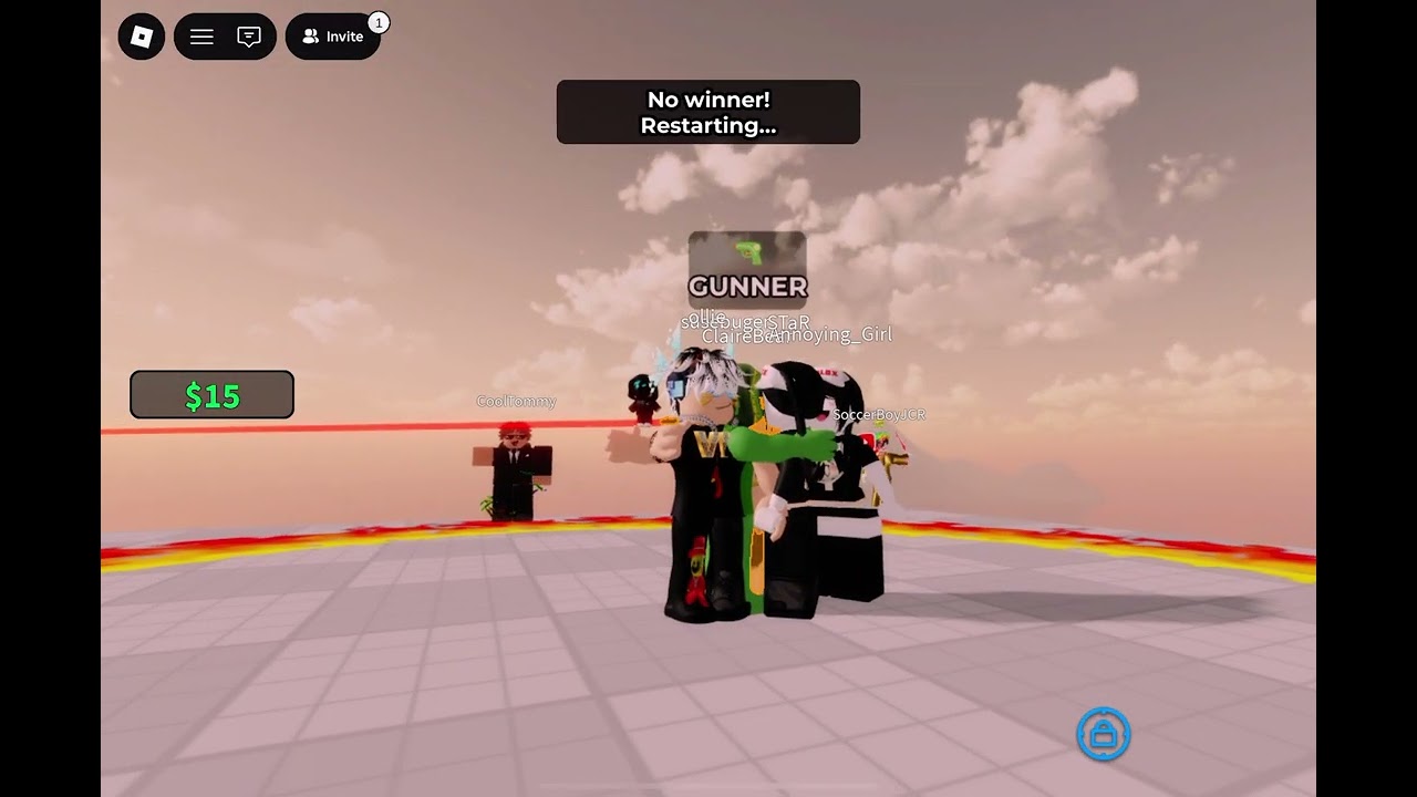 Me playing blind shot