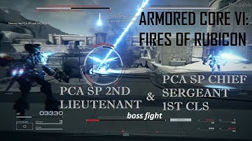 ARMORED CORE VI: FIRES OF RUBICON [PS5] PCA SP 2ND LIEUTENANT & PCA SP CHIEF SERGEANT 1ST CLS