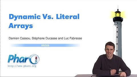 🐥 Dynamic vs. Literal Arrays [W6S8-EN]