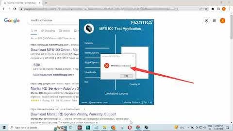 Mantra mfs100 not found error windows 2023 || MFS 100 not found Solution Mantra MFS 100 not working